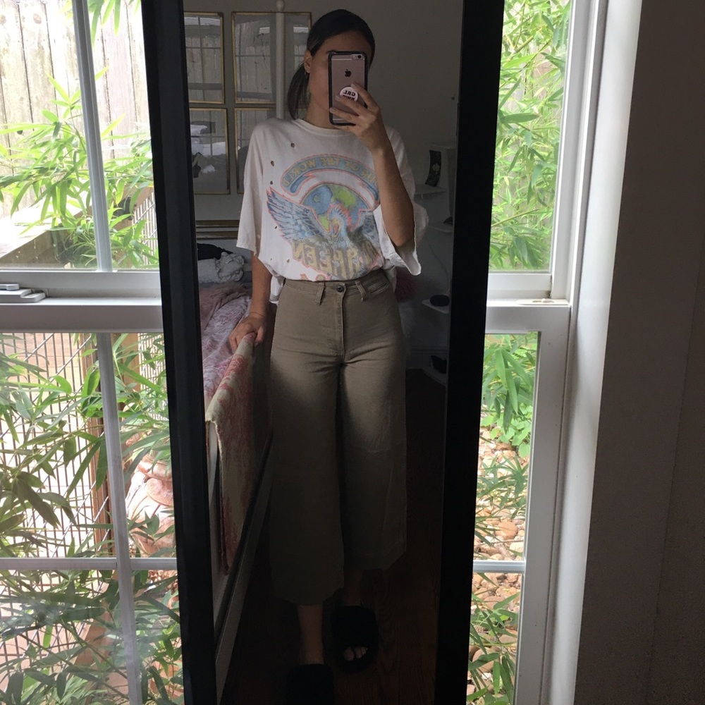 Madewell Emmet Wide Leg Crop Pant